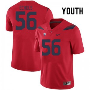 Youth Bryce Echols Red University of Arizona #56 Jersey 597114-332