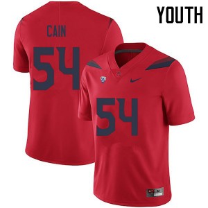 Youth Bryson Cain Red Arizona Wildcats #54 Jersey 457704-567