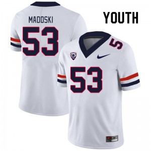Youth Christian Madoski White Arizona #53 Jersey 581609-944