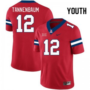 Youth Cole Tannenbaum Red University of Arizona #12 Big 12 Conference Jersey 858532-751