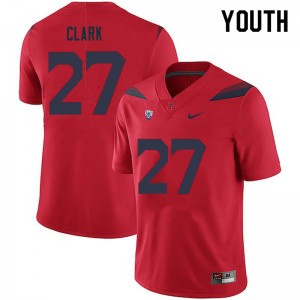 Youth Derrion Clark Red Arizona Wildcats #27 Jersey 141212-132