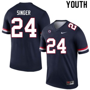 Youth Dorian Singer Navy Arizona #24 Jersey 292708-118