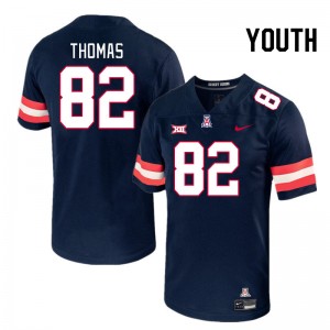 Youth Dorian Thomas Navy Arizona Wildcats #82 Big 12 Conference Jersey 710645-875