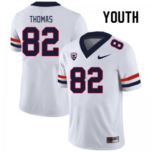 Youth Dorian Thomas White Arizona #82 Jersey 928255-698