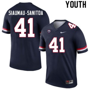 Youth Eddie Siaumau-Sanitoa Navy Arizona #41 Jersey 496751-413