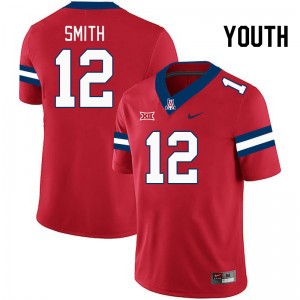Youth Genesis Smith Red University of Arizona #12 Big 12 Conference Jersey 730731-215