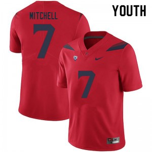 Youth Jaden Mitchell Red Arizona #7 Jersey 702956-360