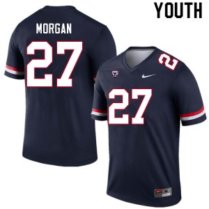 Youth Jakelyn Morgan Navy Arizona Wildcats #27 Jersey 904252-253
