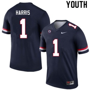 Youth Jalen Harris Navy Arizona Wildcats #1 Jersey 840488-165