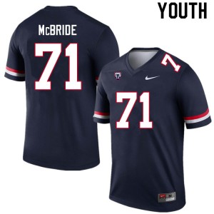 Youth Jaxon McBride Navy Arizona #71 Jersey 838883-184