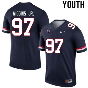 Youth Jermaine Wiggins Jr. Navy Arizona #97 Jersey 383502-479