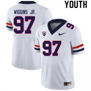 Youth Jermaine Wiggins Jr. White Arizona Wildcats #97 Jersey 757678-474