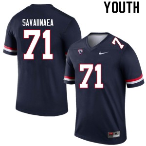 Youth Jonah Savaiinaea Navy Wildcats #71 Jersey 446509-537