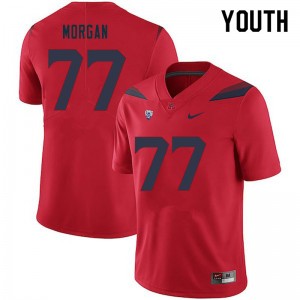 Youth Jordan Morgan Red University of Arizona #77 Jersey 433084-905