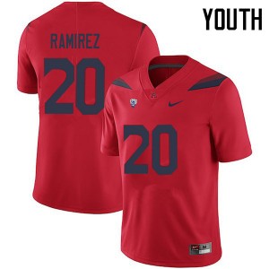 Youth Jose Ramirez Red University of Arizona #20 Jersey 892190-211