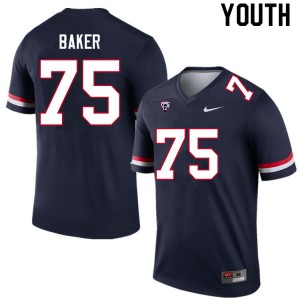 Youth Josh Baker Navy Arizona Wildcats #75 Jersey 152776-253