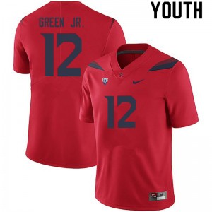 Youth Kevin Green Jr. Red Arizona Wildcats #12 Jersey 125679-595