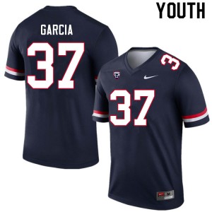Youth Kevon Garcia Navy Arizona #37 Jersey 365744-921