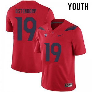 Youth Kyle Ostendorp Red Arizona #19 Jersey 672111-567