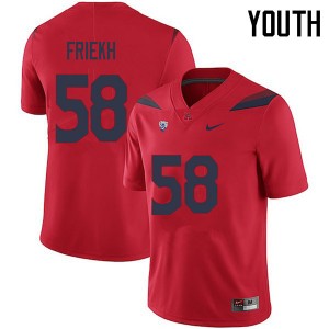 Youth Layth Friekh Red Wildcats #58 Jersey 547074-865