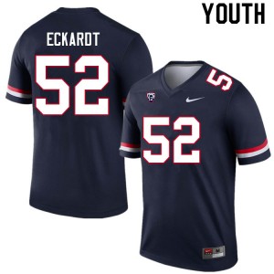 Youth Lucas Eckardt Navy University of Arizona #52 Jersey 505844-729