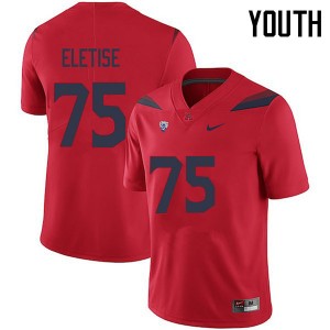 Youth Michael Eletise Red Arizona #75 Jersey 366717-852