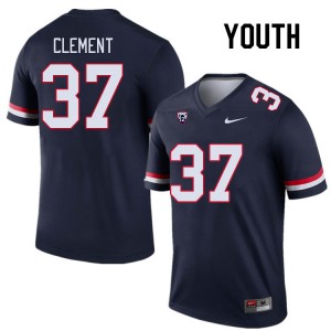 Youth Nolan Clement Navy Arizona Wildcats #37 Jersey 458173-887