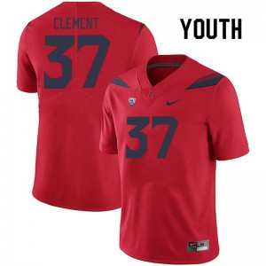 Youth Nolan Clement Red Arizona Wildcats #37 Jersey 885410-923