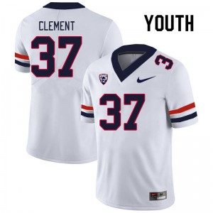 Youth Nolan Clement White Arizona #37 Jersey 817728-611