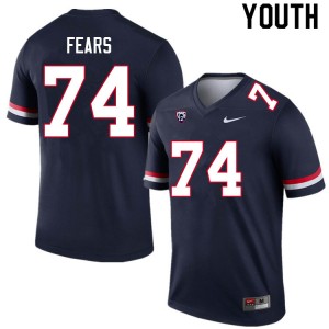 Youth Paiton Fears Navy Wildcats #74 Jersey 375257-356