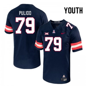 Youth Raymond Pulido Navy Arizona #79 Big 12 Conference Jersey 909541-217