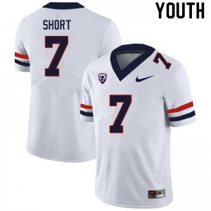 Youth Rhedi Short White Wildcats #7 Jersey 391507-807