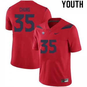 Youth Samuel Chung Red Wildcats #35 Jersey 721680-627