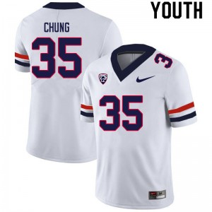 Youth Samuel Chung White University of Arizona #35 Jersey 212932-140