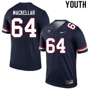 Youth Seth MacKellar Navy Wildcats #64 Jersey 785225-324