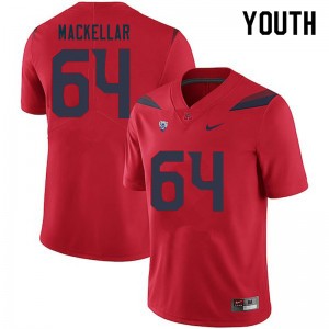 Youth Seth MacKellar Red Wildcats #64 Jersey 271045-318
