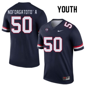Youth Sio Nofoagatoto'a Navy Arizona Wildcats #50 Jersey 854721-803