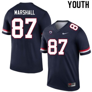 Youth Stacey Marshall Navy Arizona Wildcats #87 Jersey 941740-296