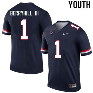Youth Stanley Berryhill III Navy Arizona Wildcats #1 Jersey 670885-820