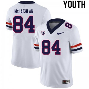 Youth Tanner McLachlan White Arizona #84 Jersey 921024-229