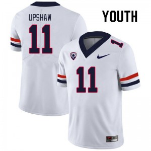 Youth Taylor Upshaw White Arizona Wildcats #11 Jersey 651215-694