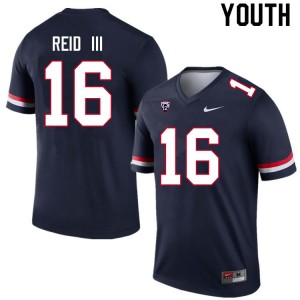 Youth Thomas Reid III Navy Arizona #16 Jersey 323053-281