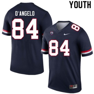 Youth Tristen D'Angelo Navy Arizona Wildcats #84 Jersey 181318-209