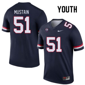 Youth Tyler Mustain Navy Arizona Wildcats #51 Jersey 602641-495