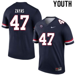 Youth Victor Zayas Navy Wildcats #47 Jersey 819835-215